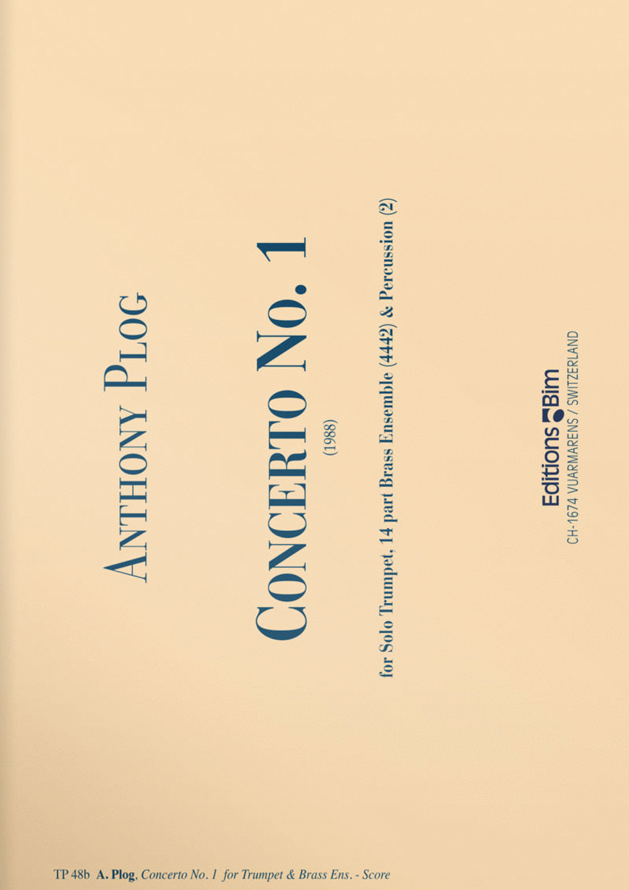 Trumpet Concerto N° 1 Brass Ensemble scores gallery preview page 1
