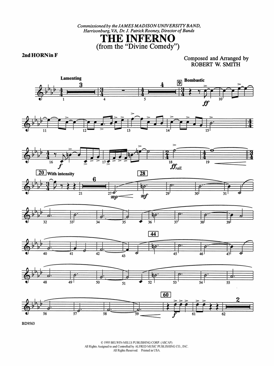 The Inferno: 2nd F Horn