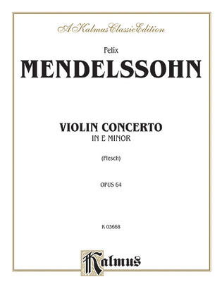 Book cover for Violin Concerto, Op. 64