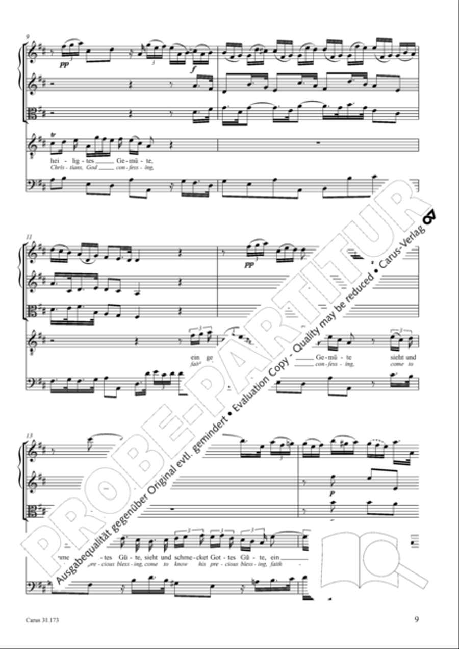Exalted flesh and blood (Erhohtes Fleisch und Blut) 4-Part scores gallery preview page 9