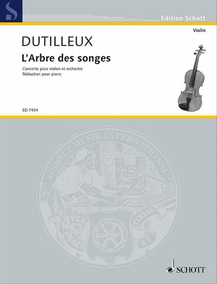 L'Arbre des songes L'Arbre des songes Piano scores gallery preview page 1