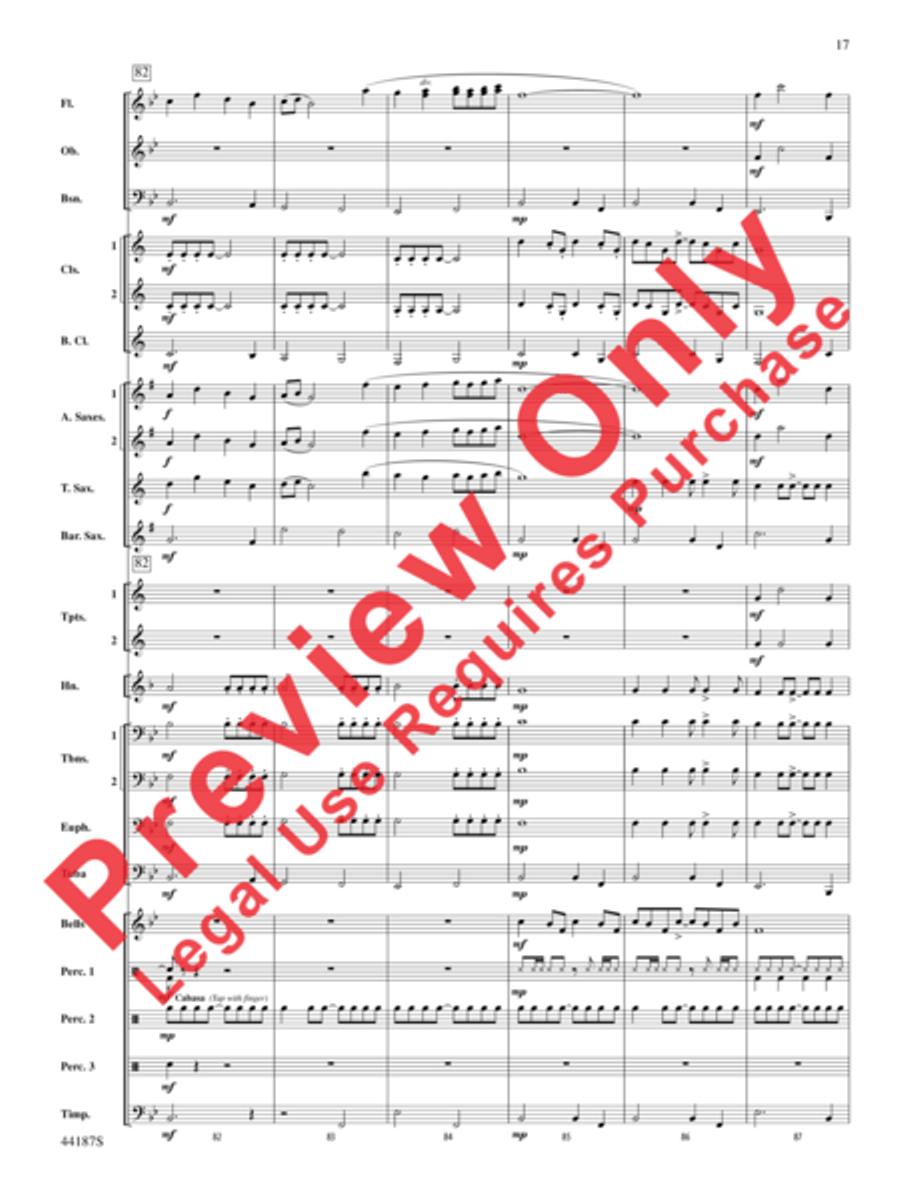 Zeeland Zeeland Concert Band scores gallery preview page 37