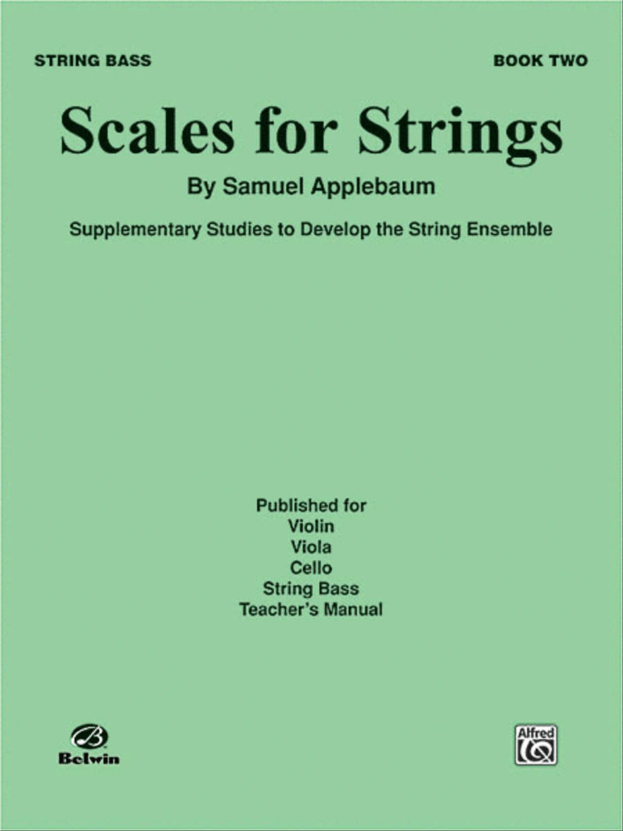 Scales for Strings, Book 2 Chamber Orchestra scores gallery preview page 1