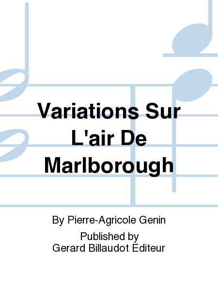 Variations Sur L'Air De Marlborough