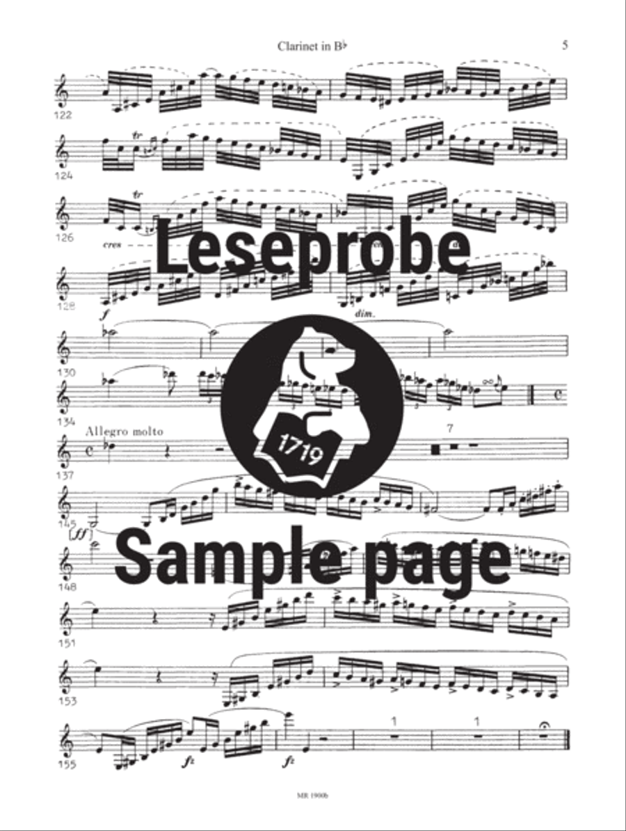 Phantasy and Variations on a Theme of Danzi Op. 81 Set of Parts scores gallery preview page 5