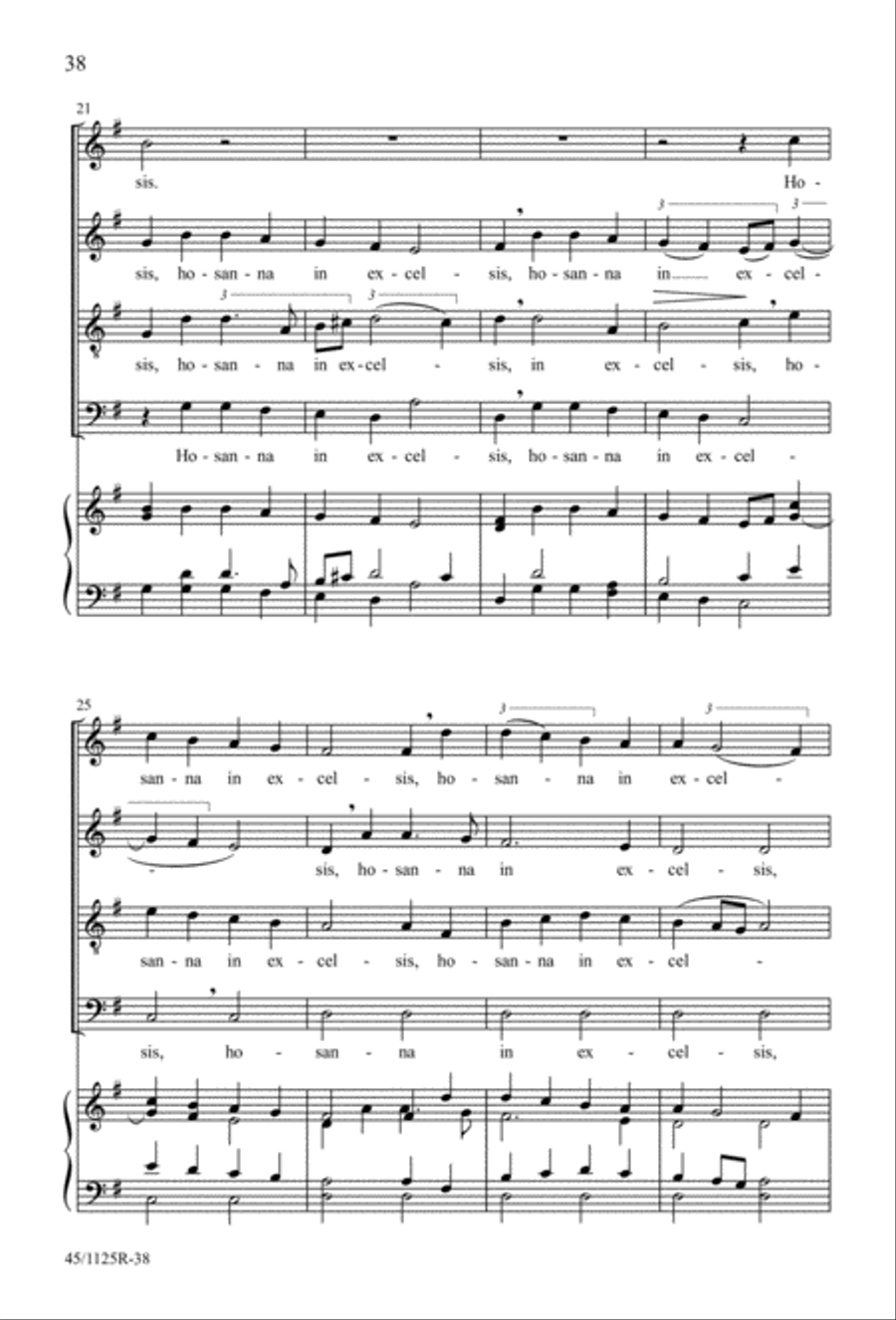 Missa super Dixit Maria Missa super Dixit Maria 4-Part scores gallery preview page 40