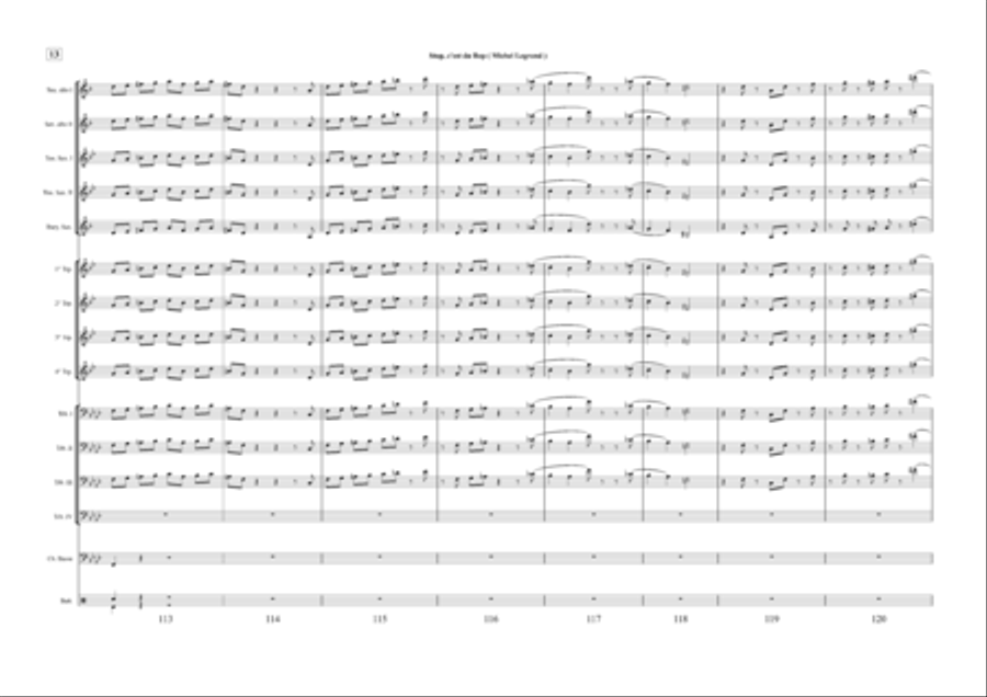 Stop c'est du bop Jazz Ensemble scores gallery preview page 14