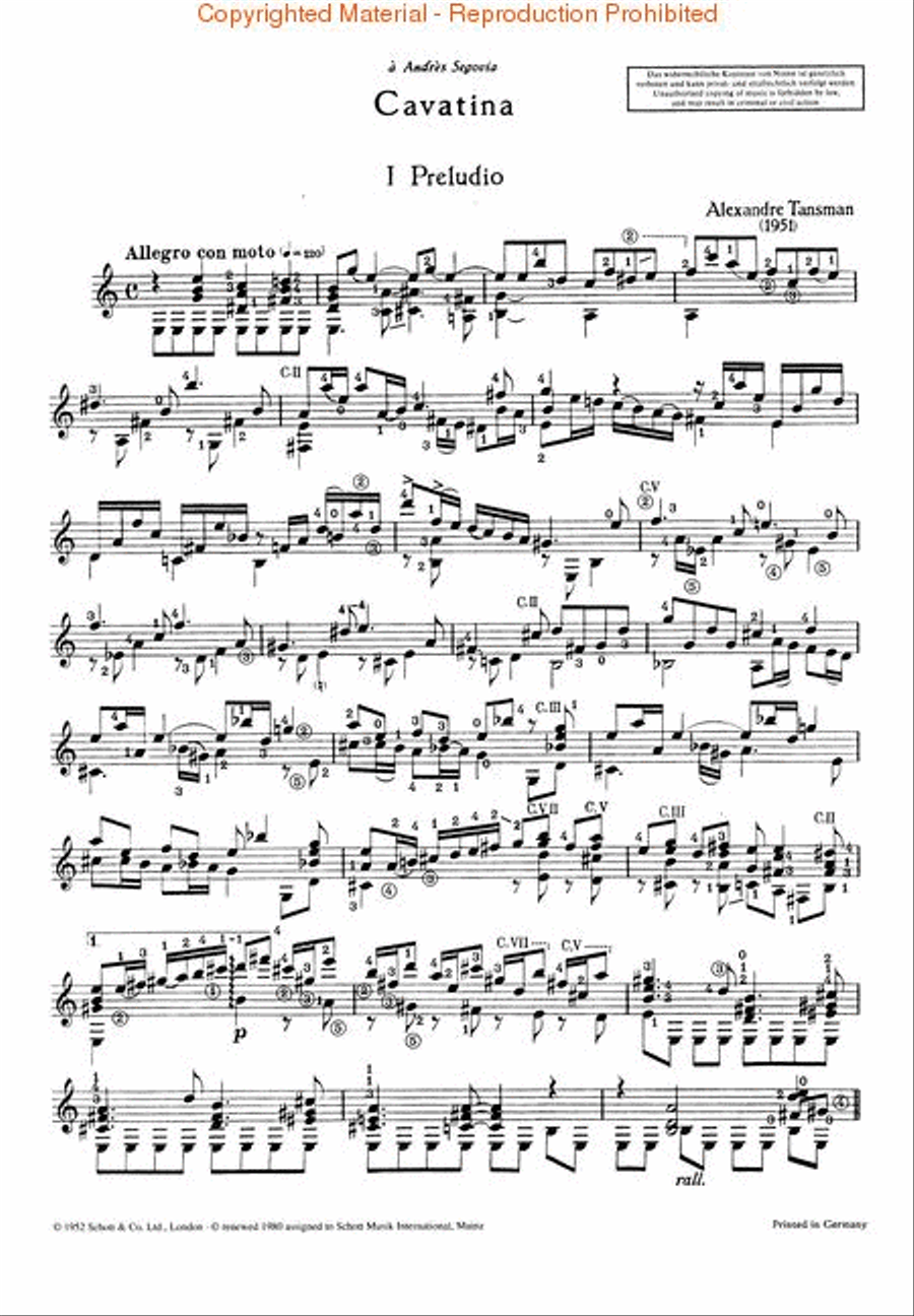 Cavatina (1951) Cavatina (1951) Acoustic Guitar scores gallery preview page 2
