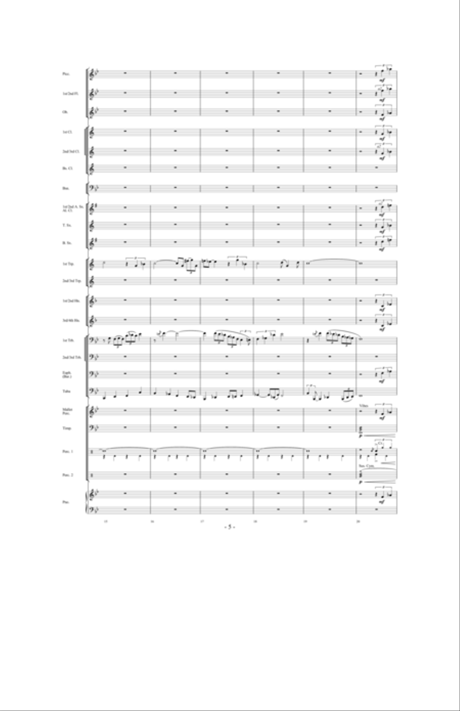 Promising Skies Concert Band scores gallery preview page 4