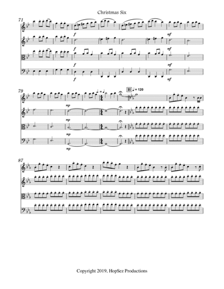 Christmas Six - String Quartet image number null