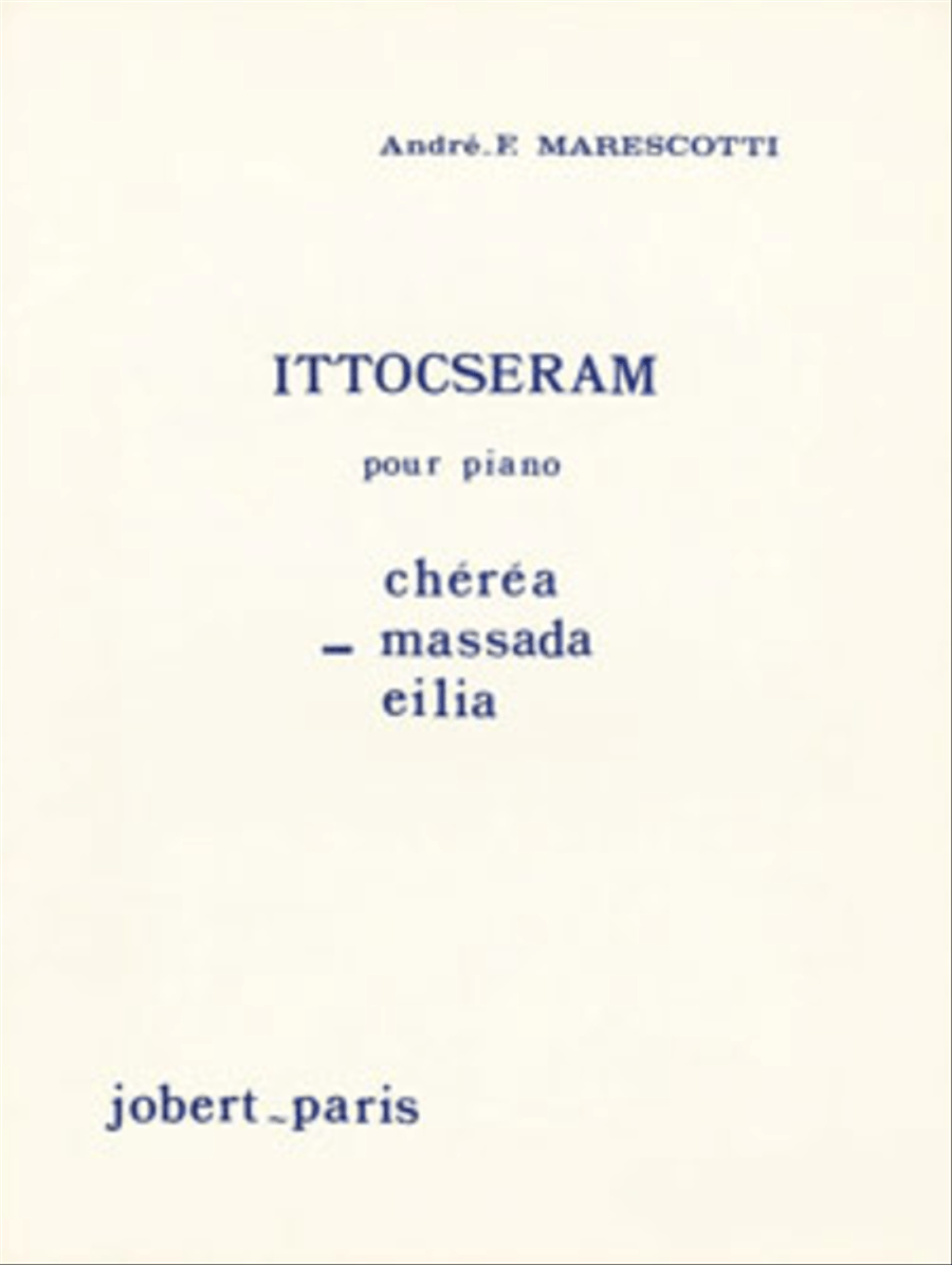 Ittocseram - Massada Piano Solo scores gallery preview page 1