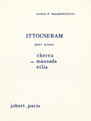 Book cover for Ittocseram - Massada