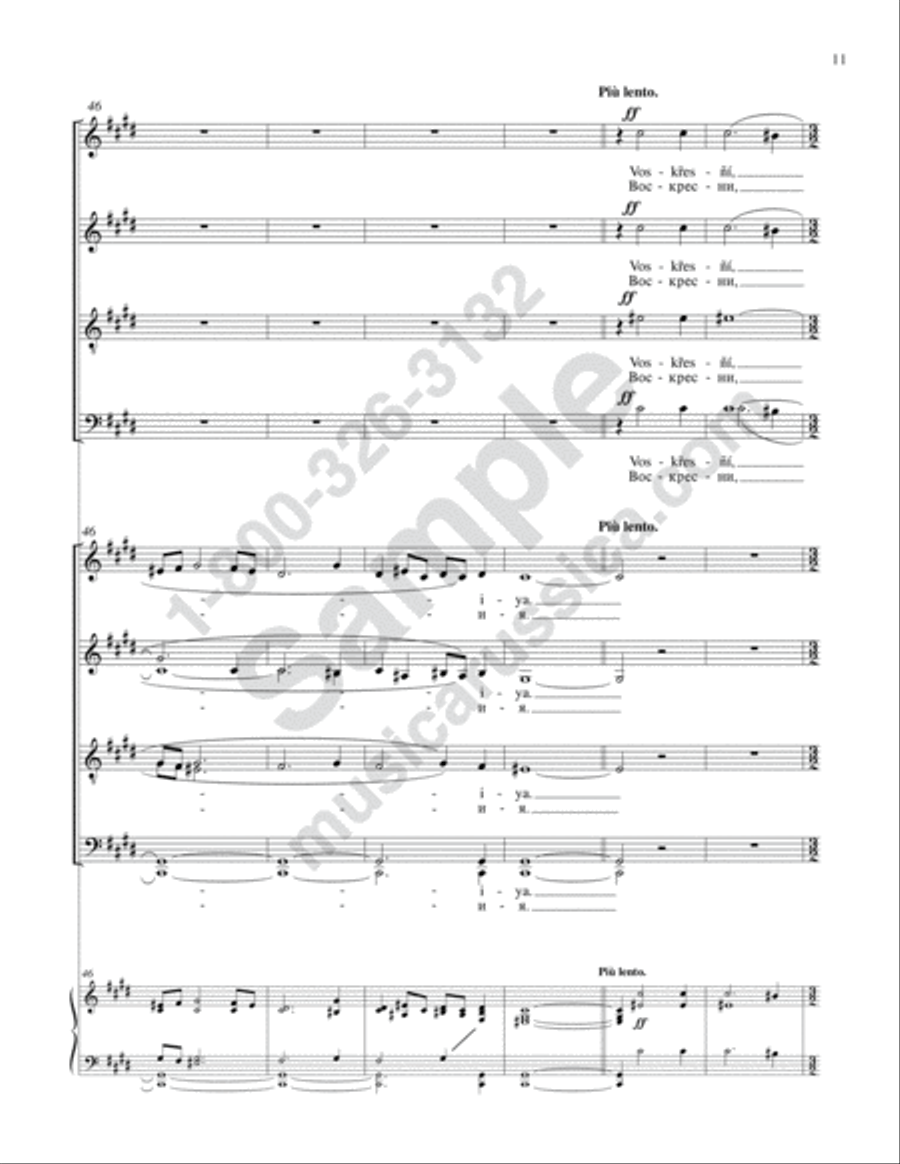 Blessed Is the Man Double Choir scores gallery preview page 10