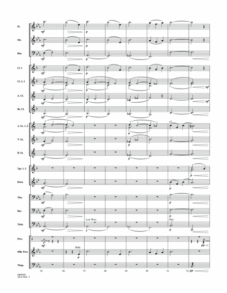 All Is Well - Conductor Score (Full Score)