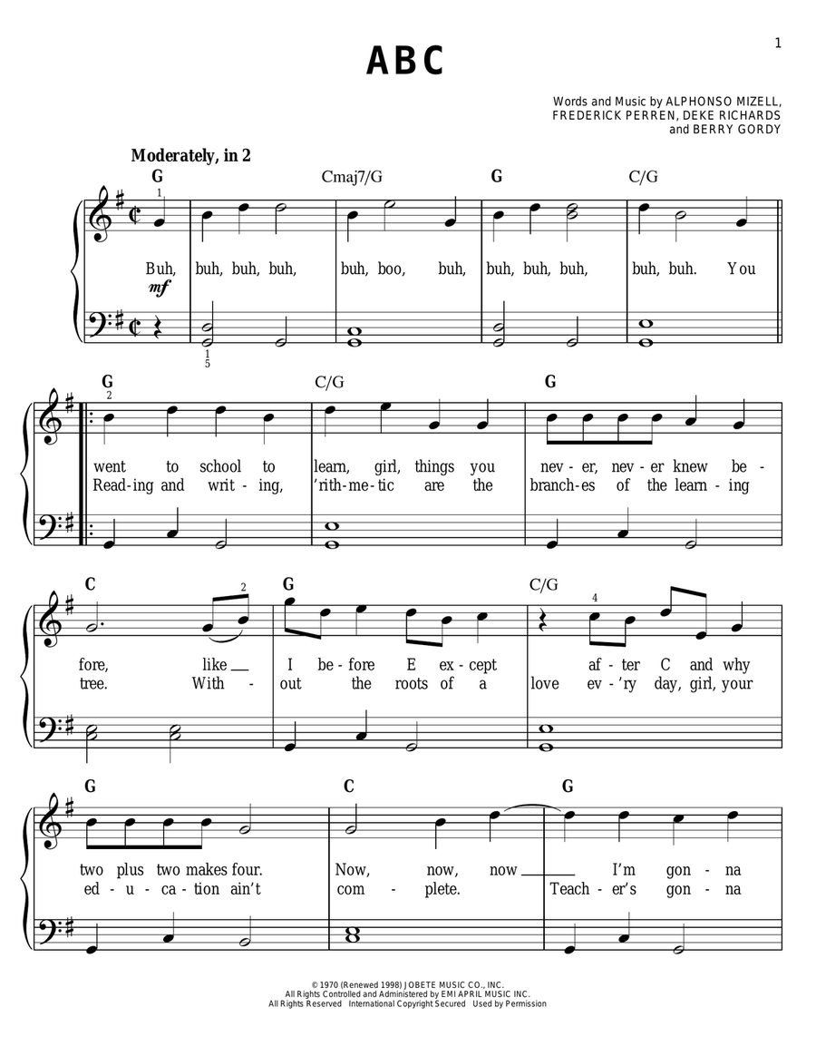 ABC Voice scores gallery preview page 1