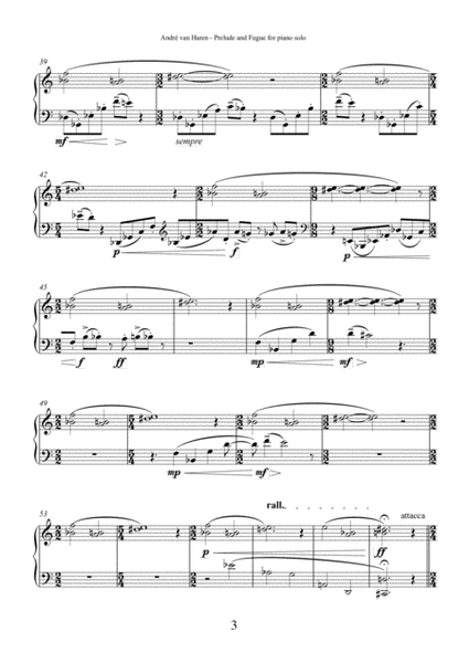 Prelude & Fugue For Piano image number null