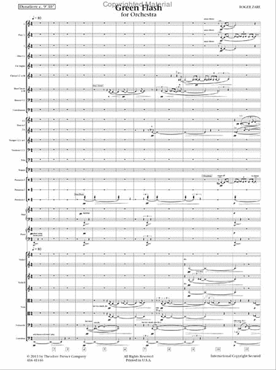 Green Flash Orchestra scores gallery preview page 2