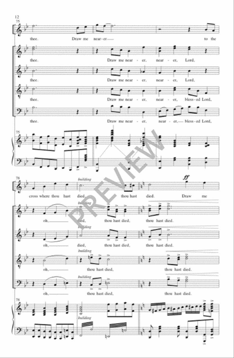 Draw Me Nearer Divisi scores gallery preview page 12
