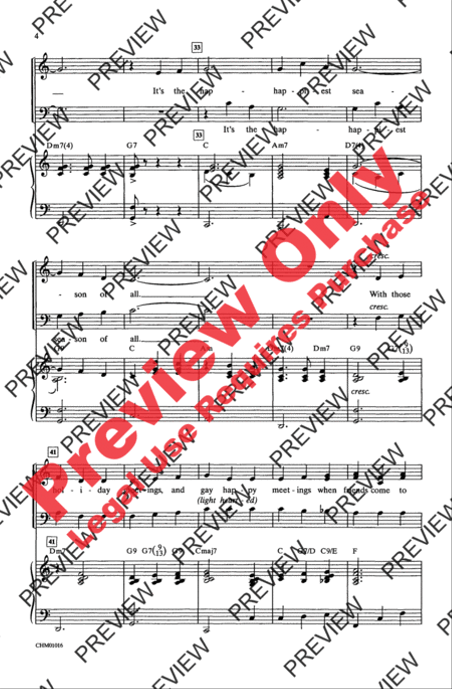 It's the Most Wonderful Time of the Year 3-Part scores gallery preview page 4