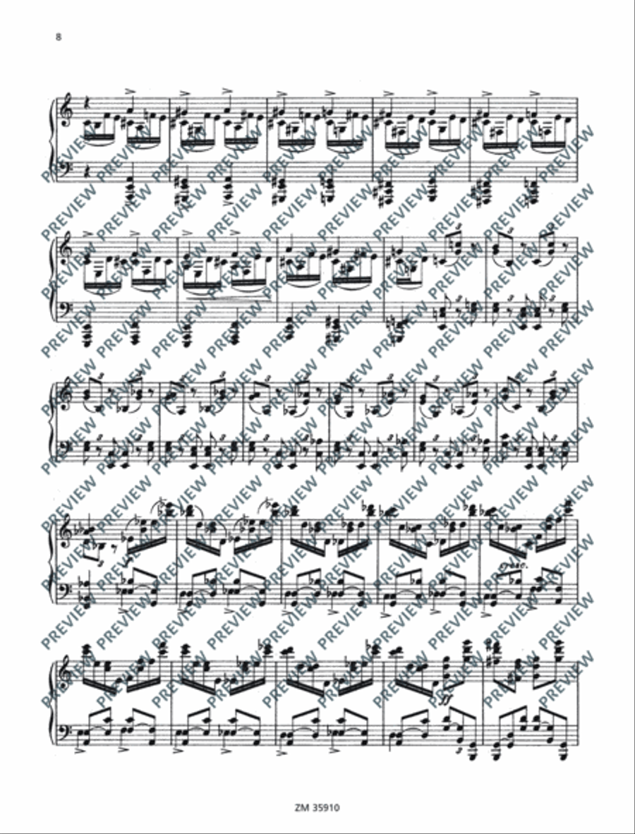 Charakterskizzen Piano Solo scores gallery preview page 9