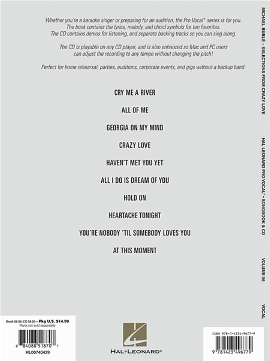 Michael Buble - Crazy Love Voice scores gallery preview page 2