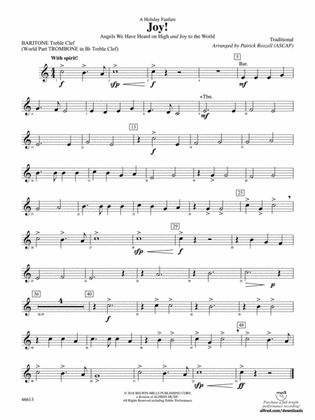 Joy! A Holiday Fanfare: Baritone T.C.