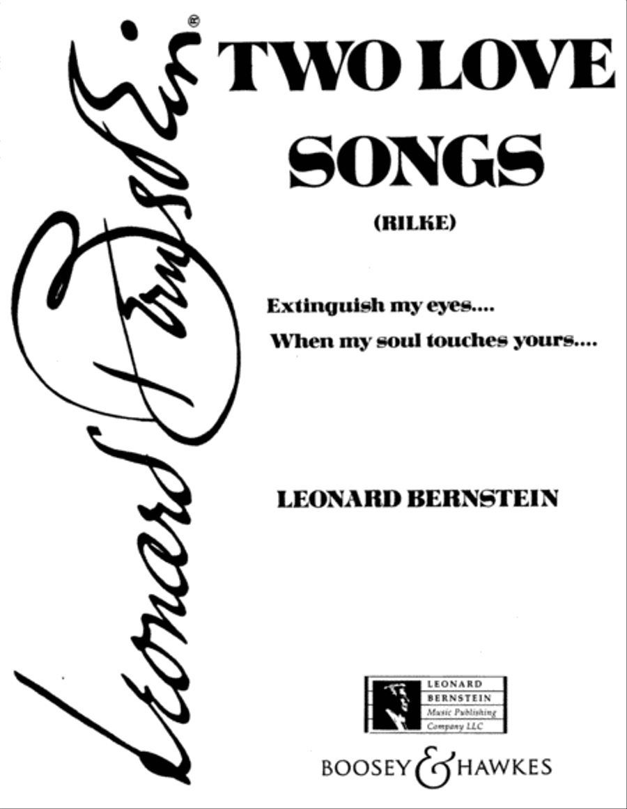 Two Love Songs Two Love Songs High Voice scores gallery preview page 1