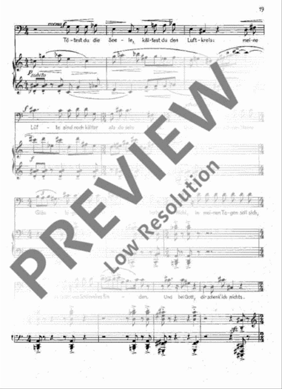 6 Gedichte Baritone Horn scores gallery preview page 20