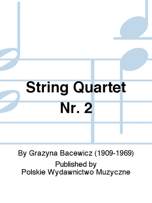 Book cover for String Quartet Nr. 2