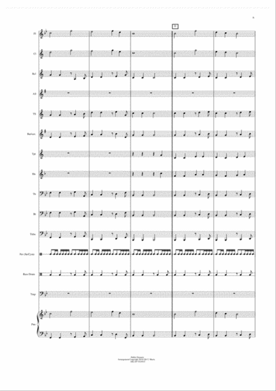 All Hail the Power of Jesus' Name Concert Band scores gallery preview page 6