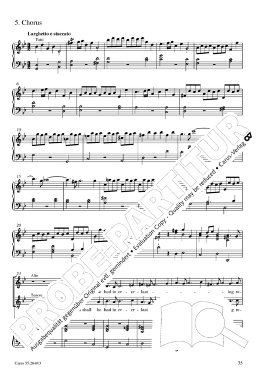 Israel in Egypt - Part I Israel in Egypt - Part I 4-Part scores gallery preview page 40