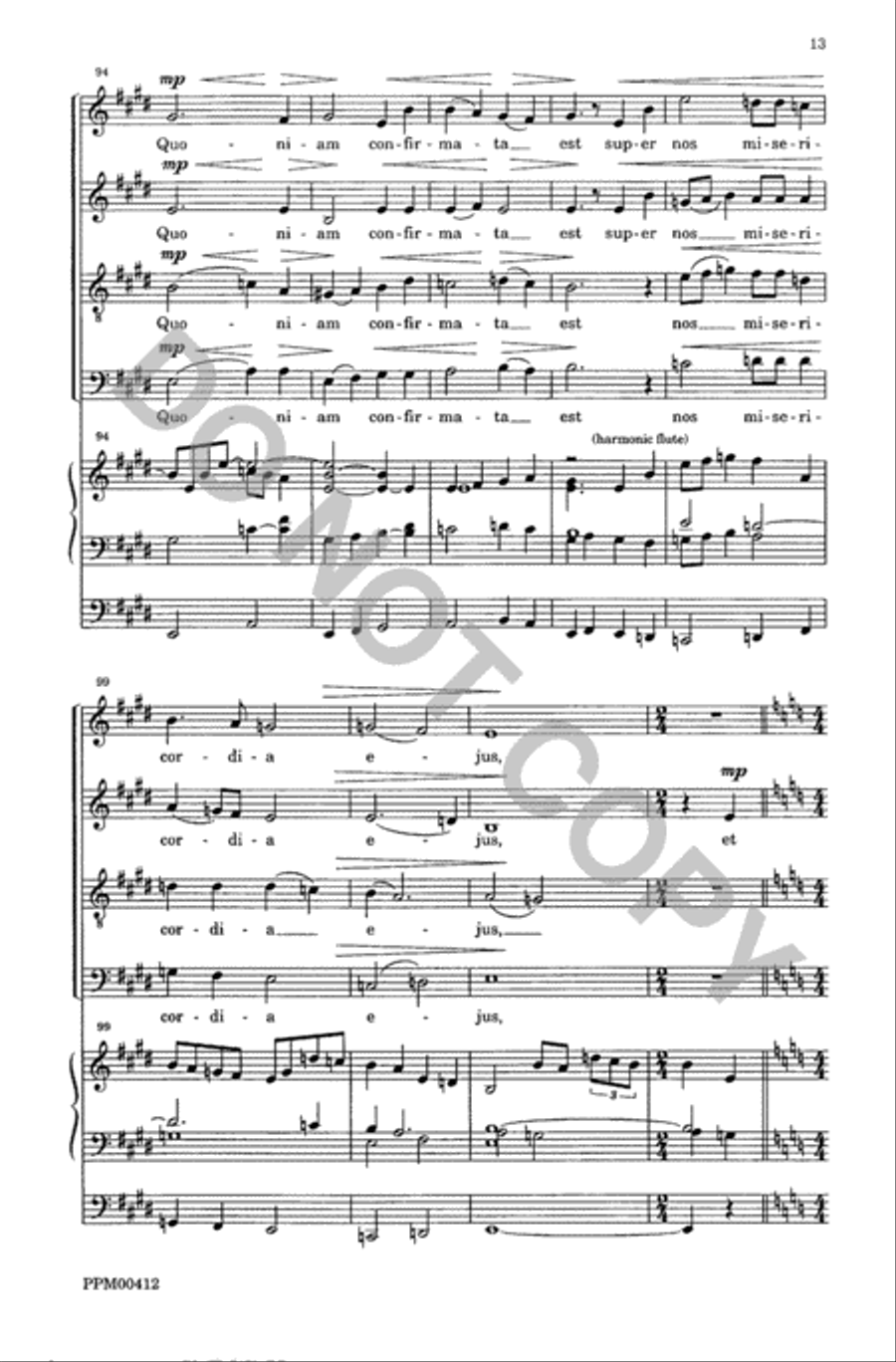 Laudate Dominum Laudate Dominum 4-Part scores gallery preview page 14