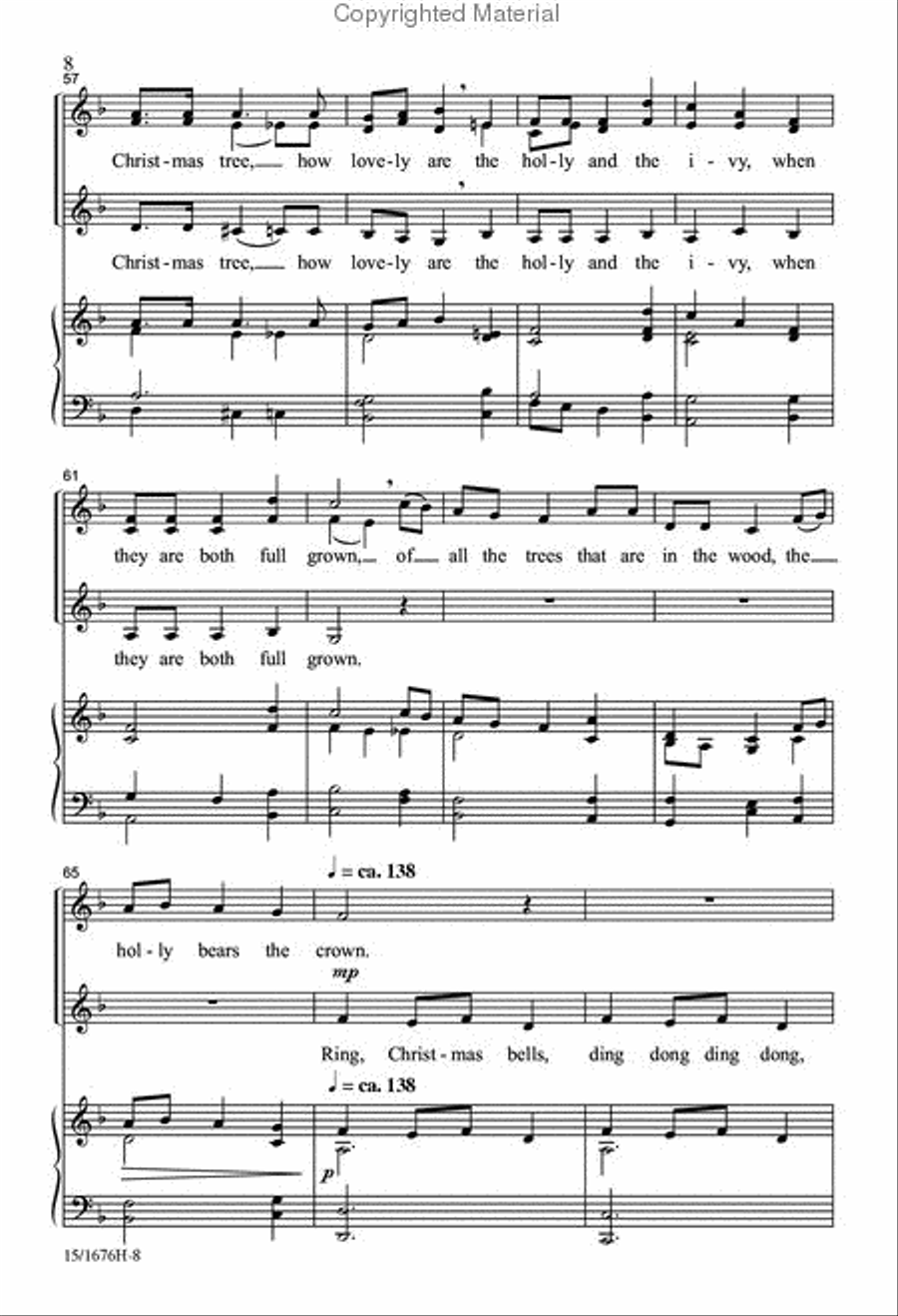 Christmas...In About Three Minutes SSA scores gallery preview page 7