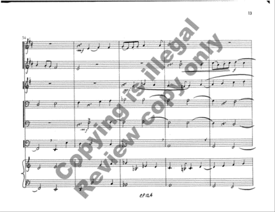 Liturgical Sonata Liturgical Sonata Trombone scores gallery preview page 13
