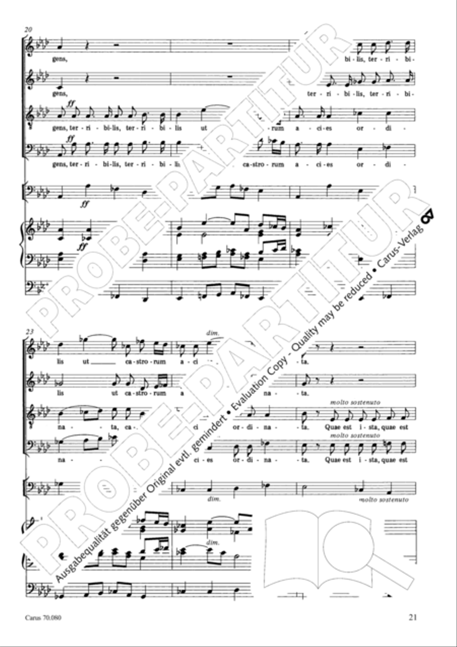 Five Short Sacred Compositions (Funf kleinere Kirchenwerke) Score scores gallery preview page 35