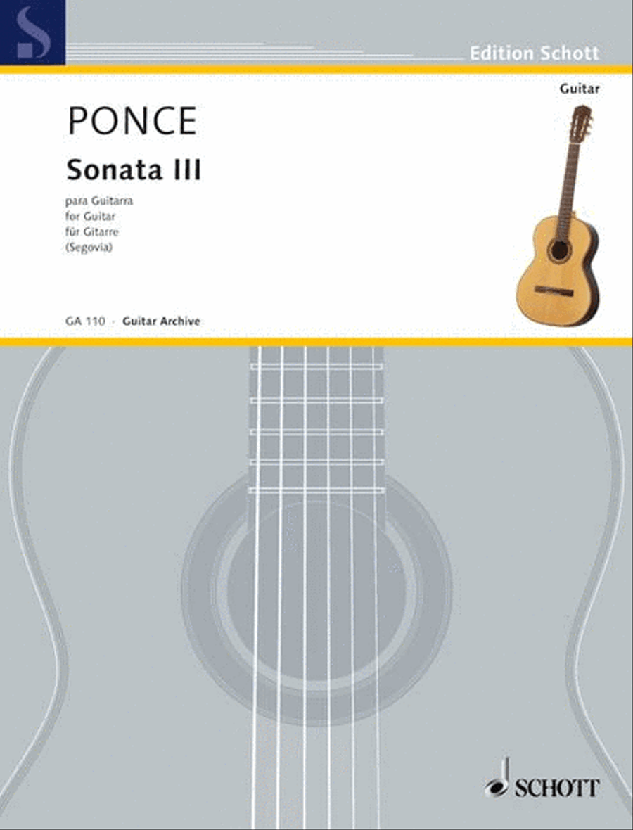 Sonata No. 3 Acoustic Guitar scores gallery preview page 1