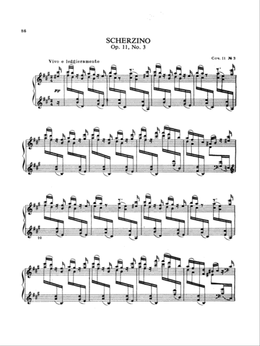 Rimsky-Korsakov: Piano Solos, Volume II Piano Solo scores gallery preview page 1