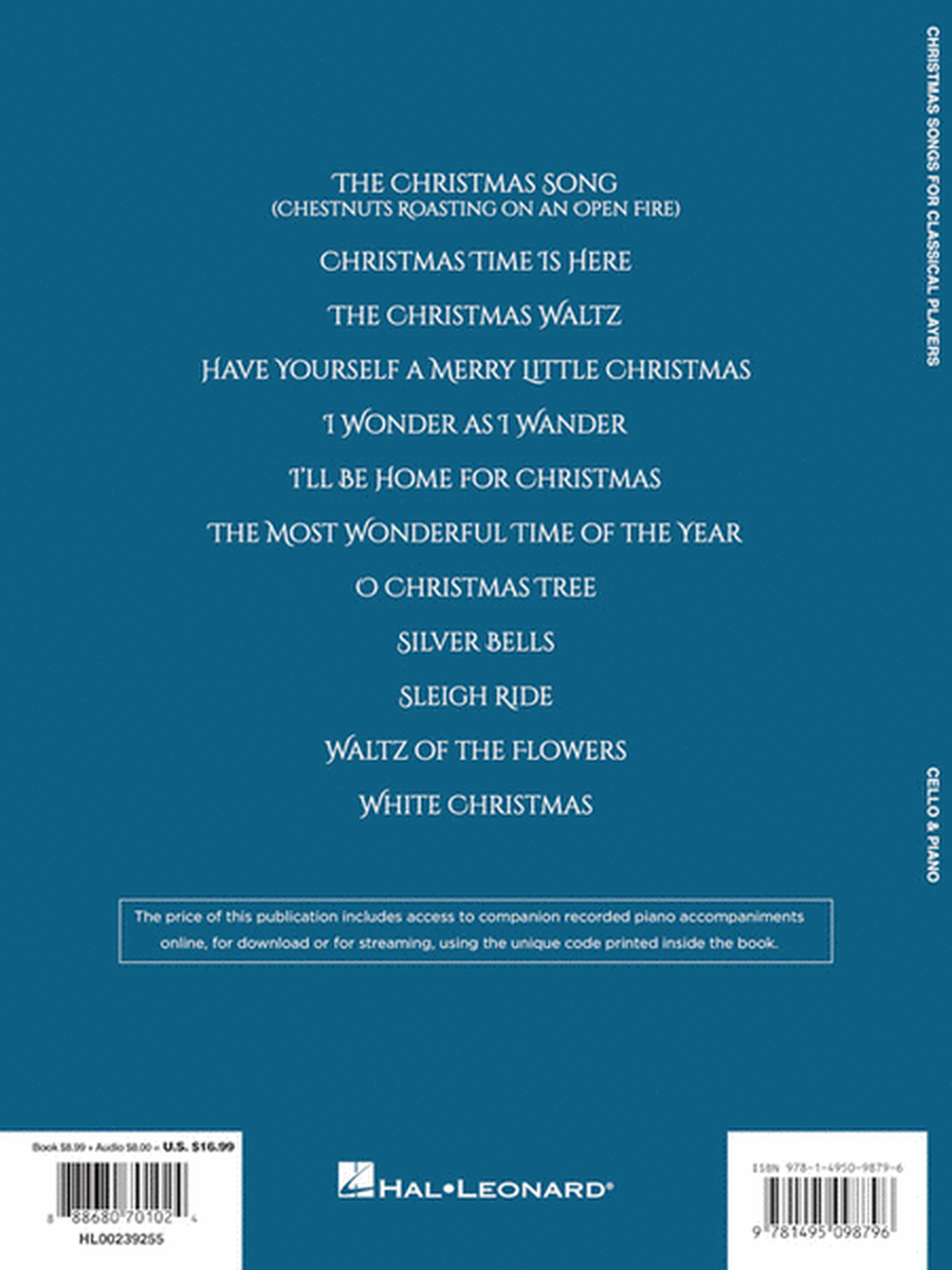 Christmas Songs for Classical Players – Cello and Piano