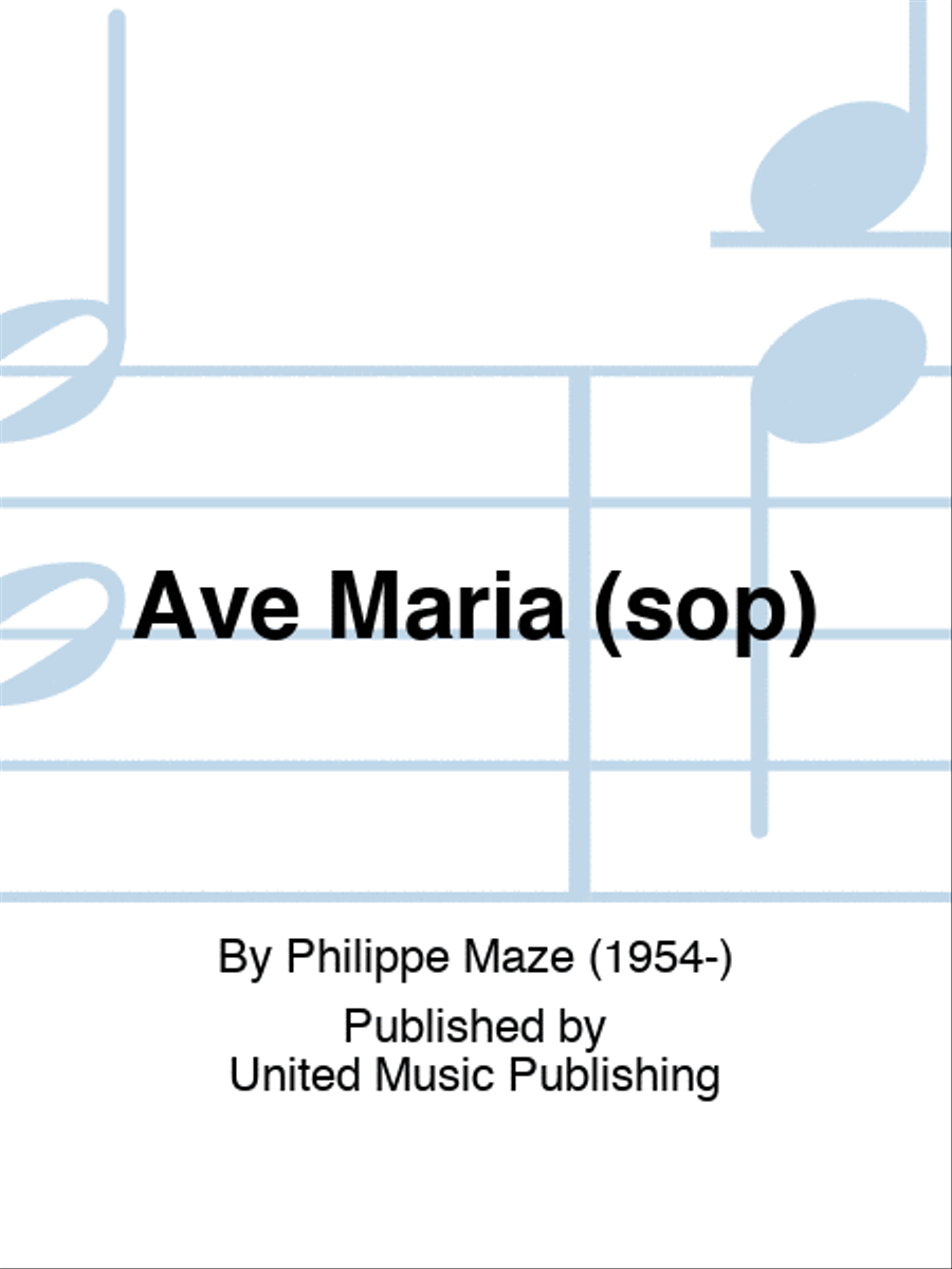 Ave Maria Ave Maria Flute scores gallery preview page 1