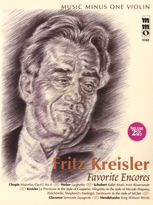 Book cover for Fritz Kreisler – Favorite Encores