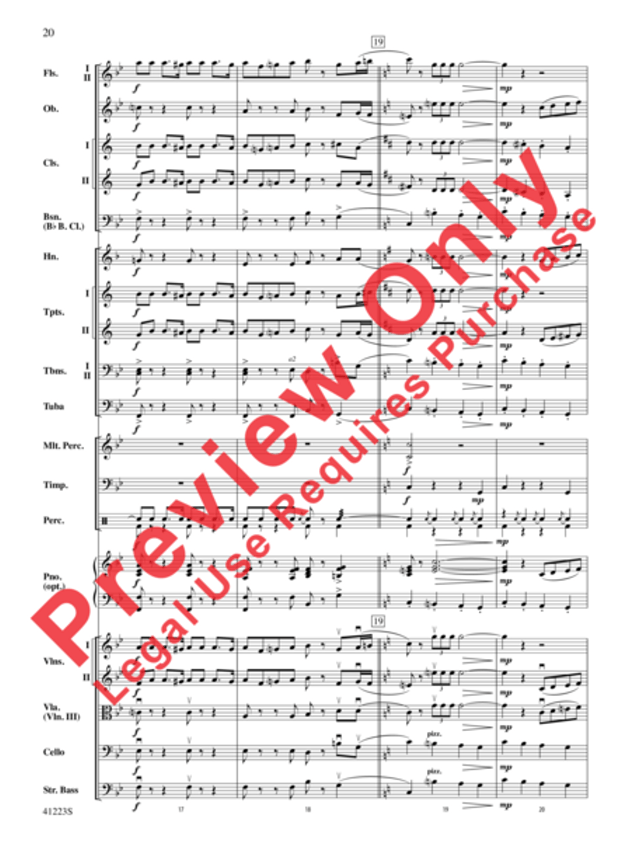 Joyful Holidays Full Orchestra scores gallery preview page 21