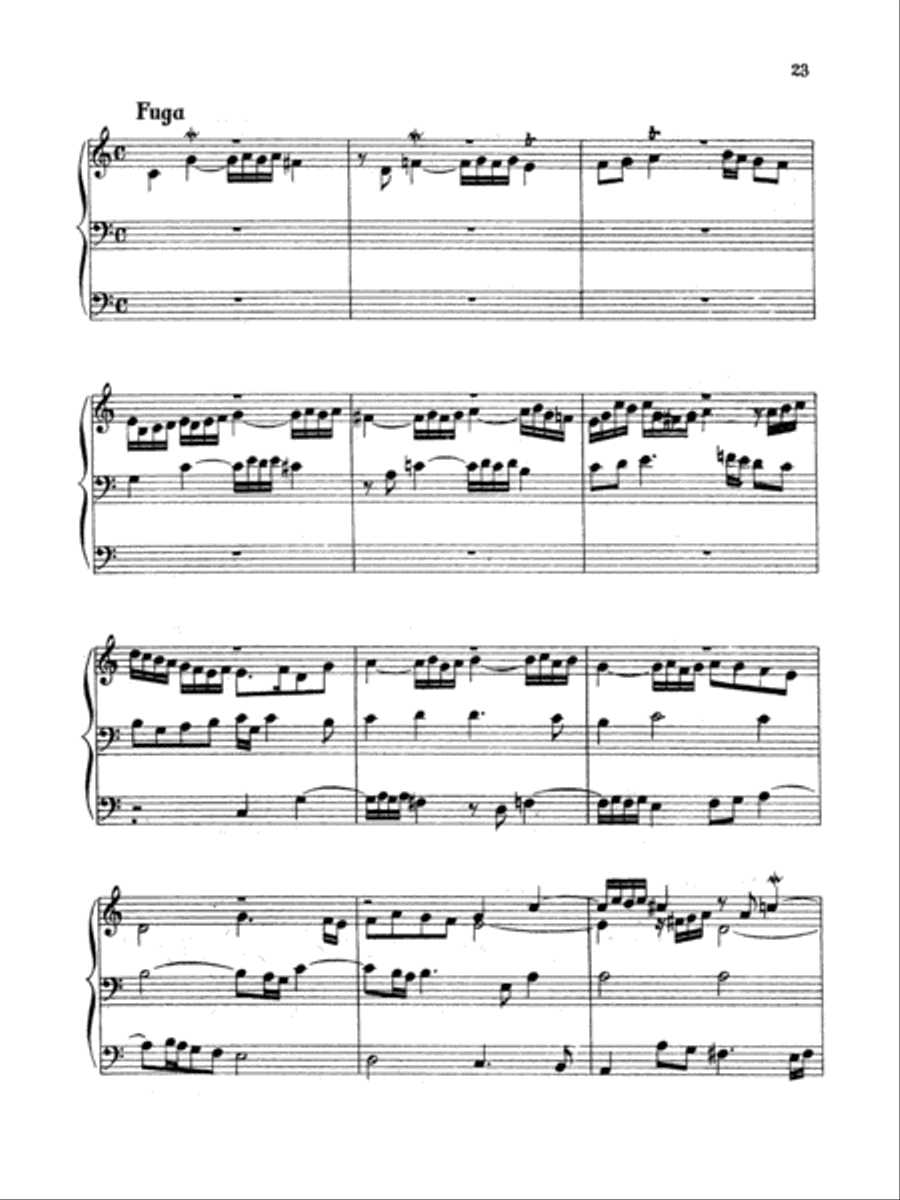 Saint-Saëns: Eight Toccatas and Fugues Organ scores gallery preview page 3