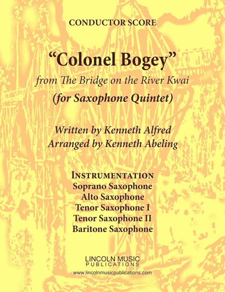 March - “Colonel Bogey” (for Saxophone Quintet SATTB) image number null