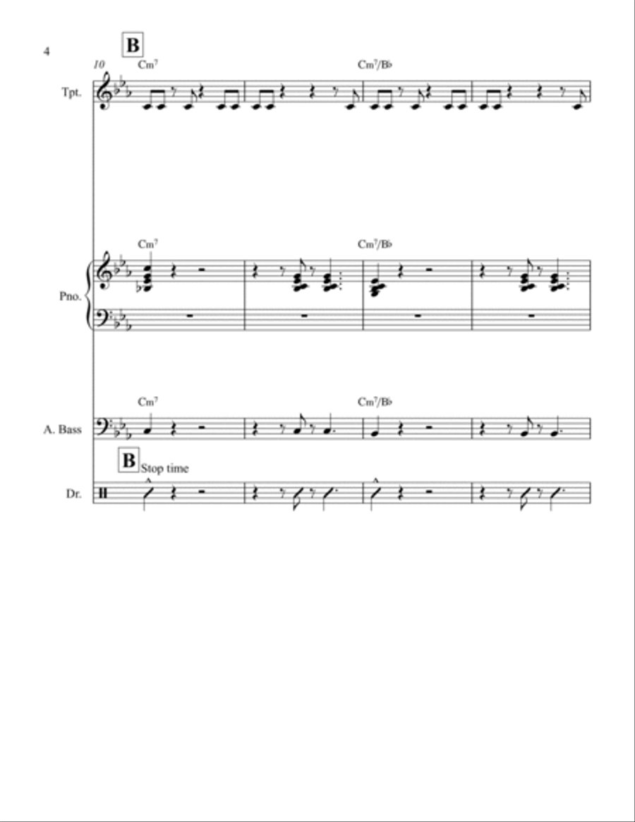 By Any Means Necessary Jazz Ensemble scores gallery preview page 4