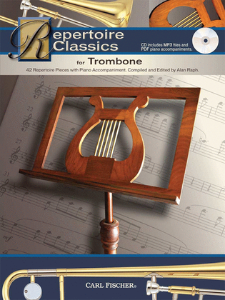 Book cover for Repertoire Classics for Trombone