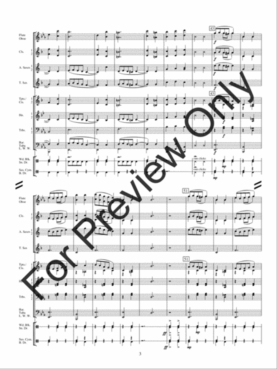 Halloween Waltz In Five (Score) Concert Band scores gallery preview page 6
