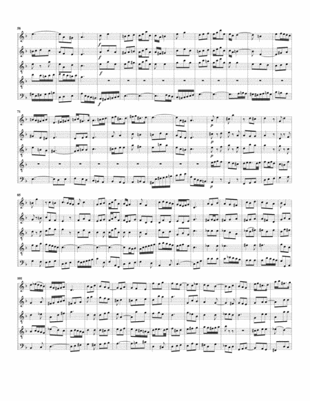 Aria: Weiss ich Gottes Rechte from Cantata BWV 45 (arrangement for 5 recorders)