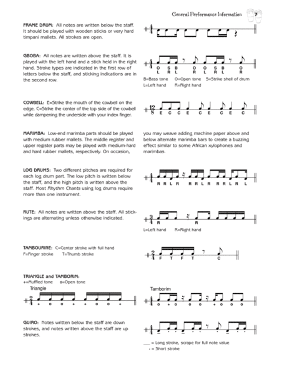 Hand Drumming Ensembles Drums scores gallery preview page 7