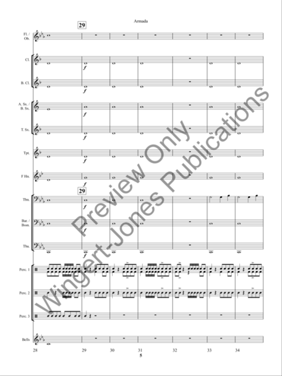 Armada Concert Band scores gallery preview page 8