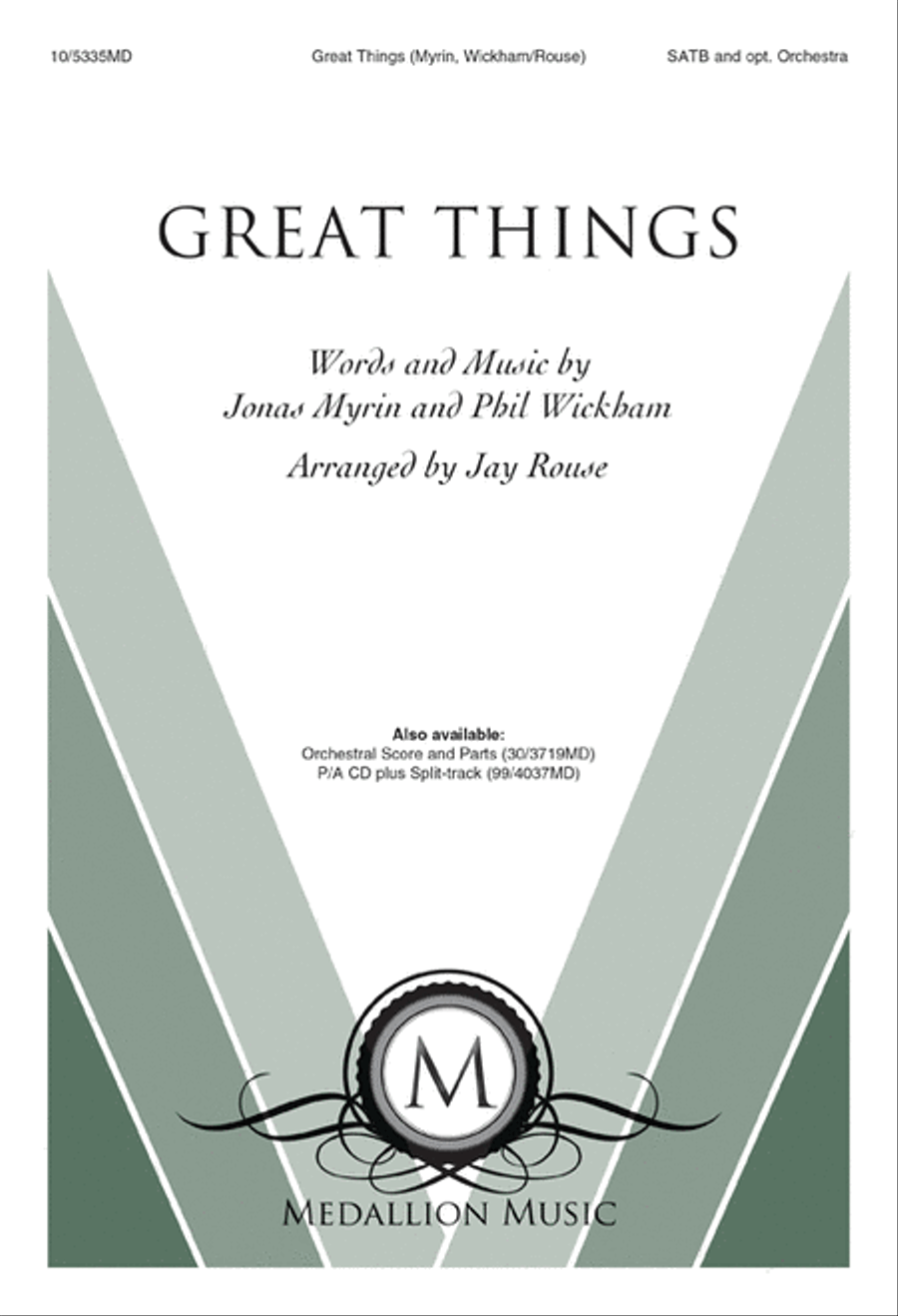 Great Things Great Things 4-Part scores gallery preview page 1